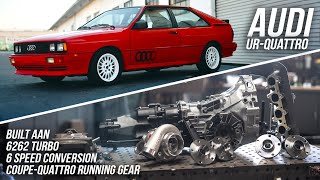 My Audi Quattro is back under the knife // New gearbox, turbo, seats, and more!