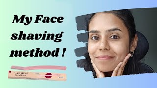 How to Shave Your Face and Eyebrows Like a Pro ! #skincare #tamil #vlog