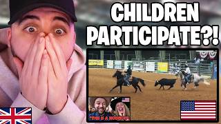 Brit Reacts to an American RODEO for the First Time!