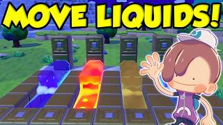 HOW TO MOVE LIQUID IN POKOPIA! How To Get Infinite Lava / Infinite Water Source In Pokemon Pokopia