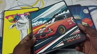 Classmate Pulse Single Subject Spiral Notebook | Pack of 4 | Unruled | 200 Pages