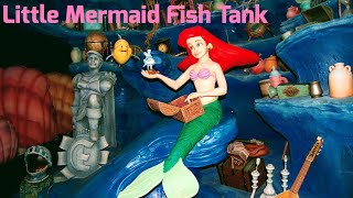Little mermaid fish tank