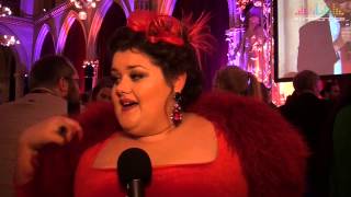 Interview Bojana Stamenov at the Eurovision 2015 opening reception - Serbia