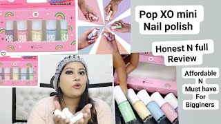 POP XO mini Nail paint combo l 150rs l MyGlam product l affordable l must have l NailPaint combo l