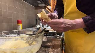Making ice cream cones…yum