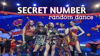 SECRET NUMBER random dance at their mini concert