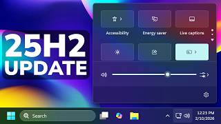 New Windows 11 25H2 February 2026 Update – New Features in the Main Release (KB5077181)