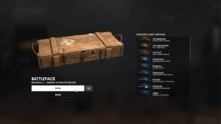 Battlefield 1 Opening 14x battlepacks