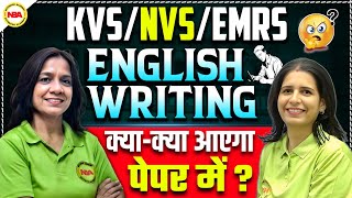 KVS NVS EMRS English Writing Strategy 🔥 | Predicted Questions | Full Marks Tips | Vibha Mam