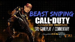Beast Advanced Warfare Sniping! (Causal Commentary)