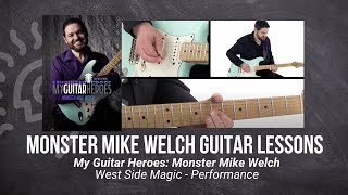 🎸 Monster Mike Welch Guitar Lesson - West Side Magic - Performance - TrueFire
