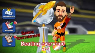 Mini Football//Space Tournament. Beating Everyone 4-1.