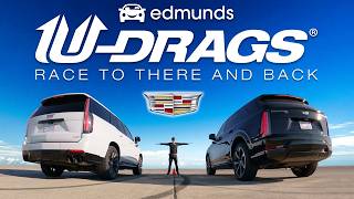 U-DRAG RACE: Cadillac Escalade V vs. Escalade IQ | Handling, Quarter Mile & More