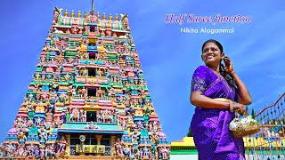 Half Saree Chettinadu Function  NIKITA ALAGAMMAI - Annamalai Photos - Karaikudi