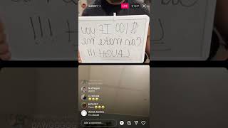 Fan trolls Zias on Instagram Live