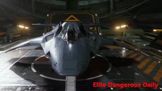 Elite Dangerous Daily: Ep. 165: Kestral Mk 2: Purchase, Livery, Outfitting, Engineering & Testflight