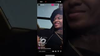 LA CRACKA ON IG LIVE EARLY MORNING SLIDIN WITH WAWGMAX