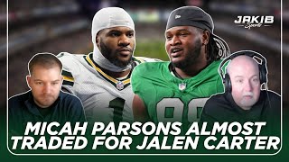 Micah Parsons REVEALS Eagles Almost Traded Jalen Carter — BOMBSHELL | B365