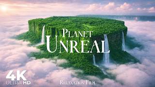 Unreal Planet 4K • Blue Earth | Relaxation Film with Meditation Music
