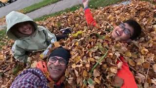 Fall Cleaning Fun in Canada 🍁 | Neighbors' Kids Join the Action!