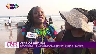 #YearOfReturn: Returnees join Ghanaians on Labadi Beach to usher in the new year  | Citi Newsroom