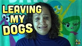LEAVING MY DOGS | INSIDE OUT {{VlogGrrr}}
