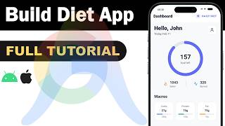 How to build a fully functional modern looking Diet Mobile App for iOS & Android