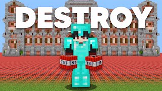DESTROYING THIS WHOLE MINECRAFT SMP ON LIVE