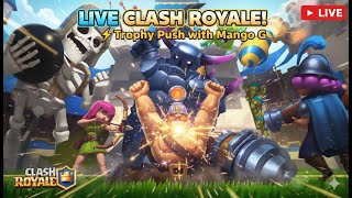 Pushing 7,000 Trophies With My New Clash Royale Account| Road To 7K Live🚀