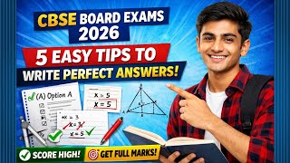 TOP 5 TIPS TO WRITE PERFECT ANSWERS CBSE BOARD EXAMS 2026 #cbseboardexam2026 #howtowrite #answertips