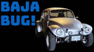 Upgraded VW Baja Bug - Rebuilt Stroker Engine First Drive!