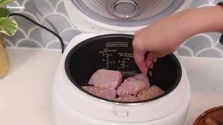 How to Cook Waterless Chicken | Panasonic SR-DL104 Rice & Multi Cooker