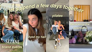 a few days in my life | going brunette, brand events, & laser tattoo removal