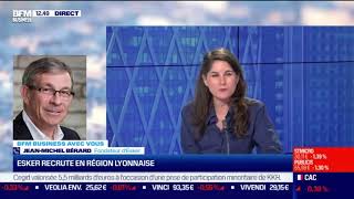 Jean-Michel Bérard, presidente de Esker, busca talento en BFM Business