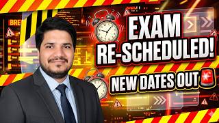Breaking || ICAI Rescheduled CA Inter Exams 📢 Important Update You Must See