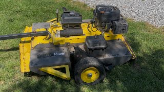 Rough cut 44 inch pull behind Bush Hogg Barn find ￼