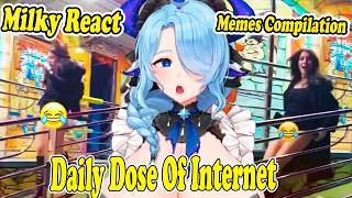 Milky VTuber Reacts to Daily Dose of Internet Memes Compilation – I Can't Stop Laughing! 😂🥛
