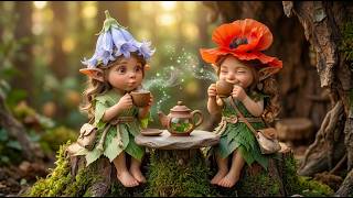Enchanted Mushroom Village Ambience 🍄 Relaxing Forest Sounds & Celtic Music