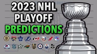 2023 NHL Stanley Cup Playoff Predictions