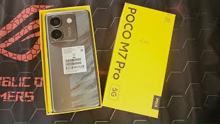 Poco M7 Pro 5G Unboxing & Review - 2100 Nits! 💥 Free Fire & BGMI Test 🎮  Honest Review 👌 #dtech #yt 