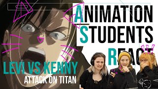 Animation Students React to: Levi vs Kenny | Attack on Titan