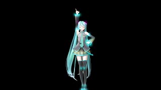 【YYB x MMD Hologram】 METEOR 【Hatsune Miku】