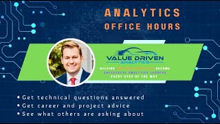 Analytics Office Hours | Every Friday at 10 EST
