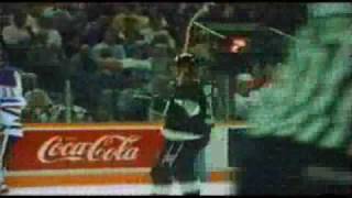 Gretzky Ties and Breaks NHL Record for Points - Kings at Oilers
