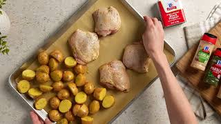 How to Make Sheet Pan Garlic Parm Chicken | McCormick