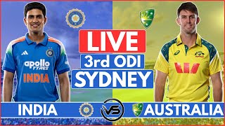 India vs Australia 3rd ODI Live | IND vs AUS 3rd ODI Live Scores & Commentary