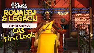 The Sims 4 Royalty and Legacy CAS First Look Part 2