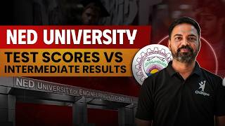 NED University Test scores VS Intermediate results