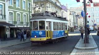 CCFL "Carris" Historic Tram Fleet number 561 Oceanário advertising