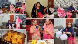 Bete Ki Faincee Ne Gift Bhjiwaya || Crispy Samose Recipe - Cooking with Shabana ♥️ 